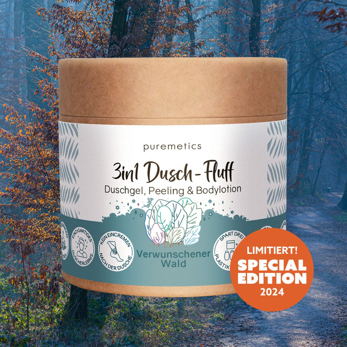 3in1 Dusch-Fluff Verwunschener Wald