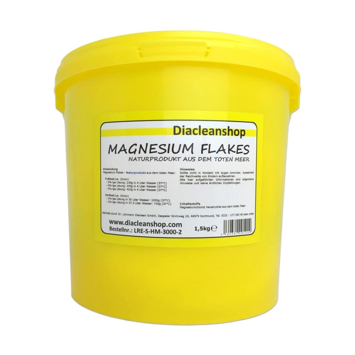 Magnesium Flakes - Naturprodukt aus dem Toten Meer 1,5kg