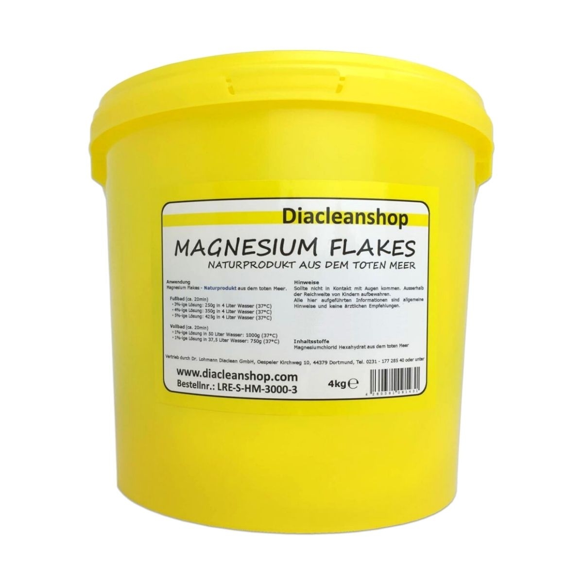 Magnesium Flakes - Naturprodukt aus dem Toten Meer 4kg