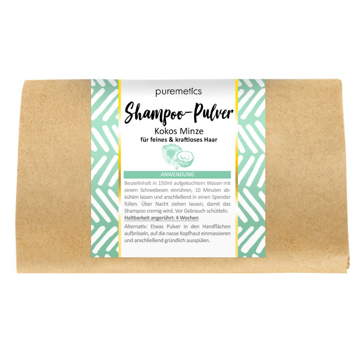 Shampoo-Pulver Kokos Minze