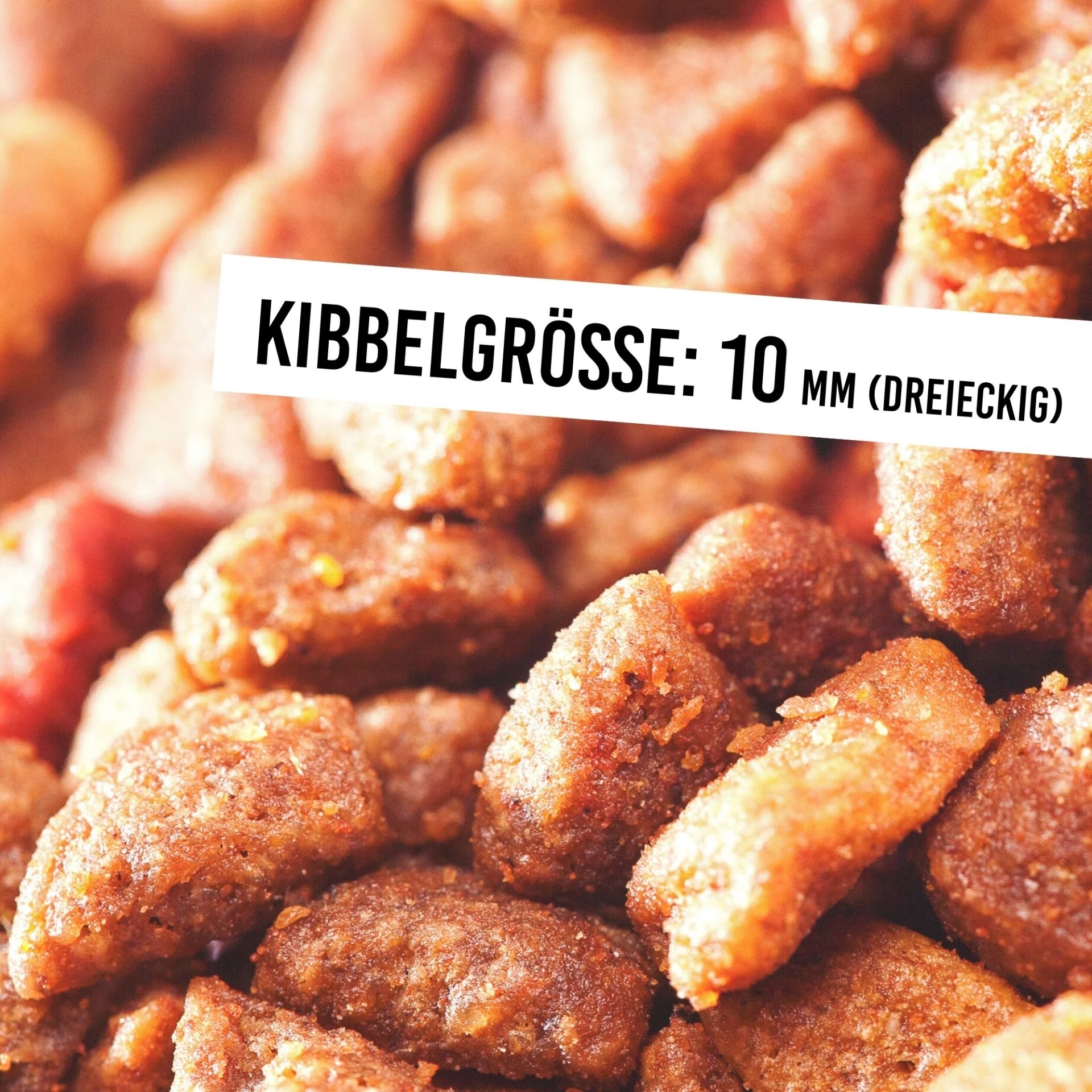 Schnauzenkumpel Haehnchengeschnetzeltes Mini mit dreieckigen Kroketten und 10 mm Kibbelgroesse