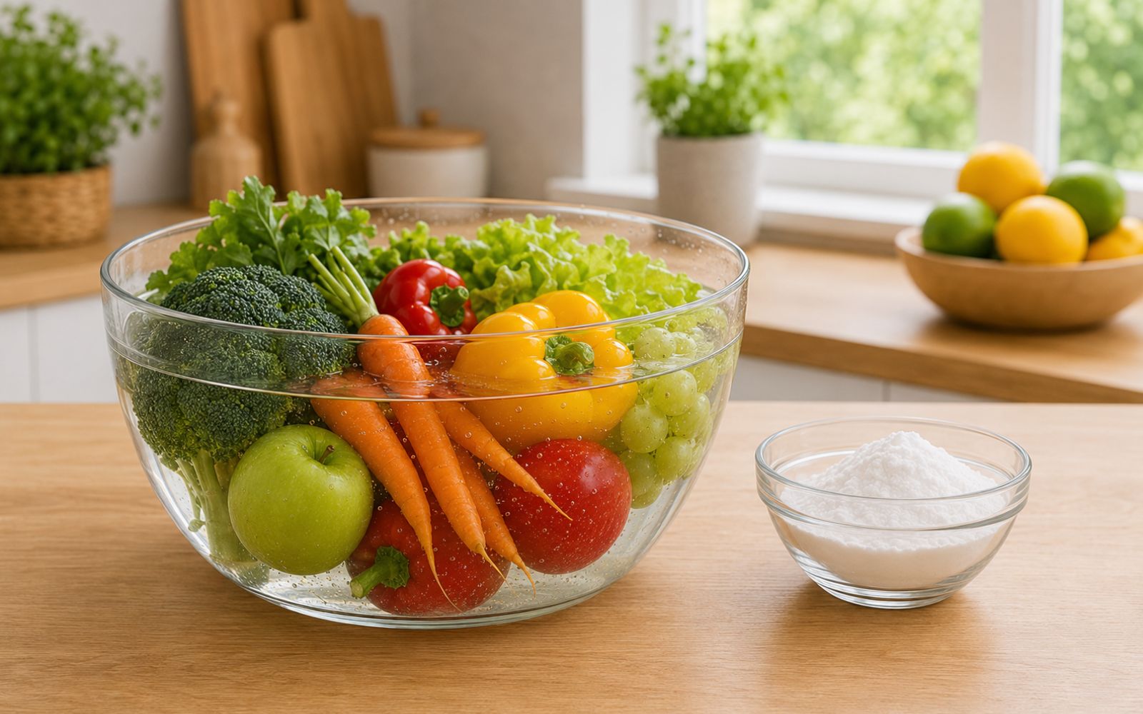 Obst und Gemüse mit Natron reinigen