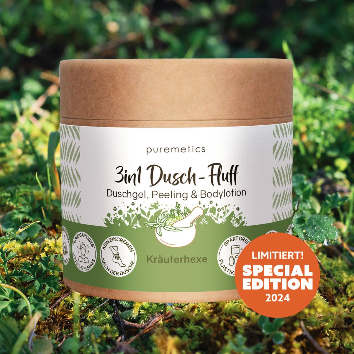 3in1 Dusch-Fluff Kräuterhexe