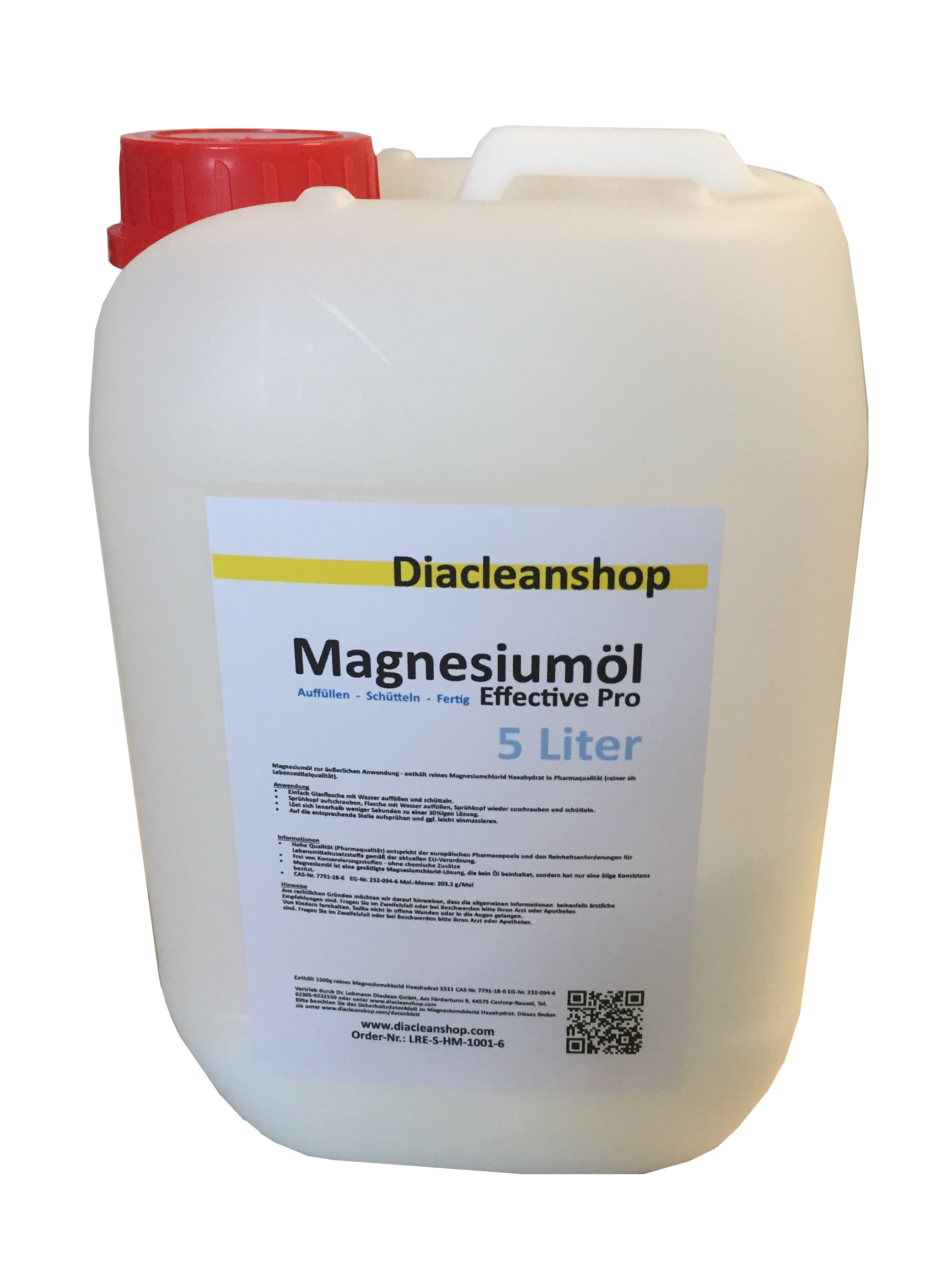 Magnesiumöl Effective Pro - 5 Liter Vorratspaket