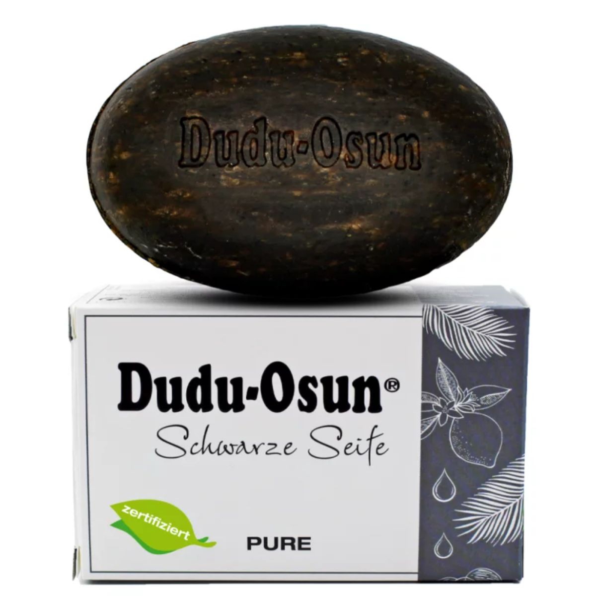 Dudu-Osun PURE - Schwarze Seife 150g parfümfrei